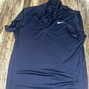 Nike Men’s Golf Polo Medium Used Navy Blue